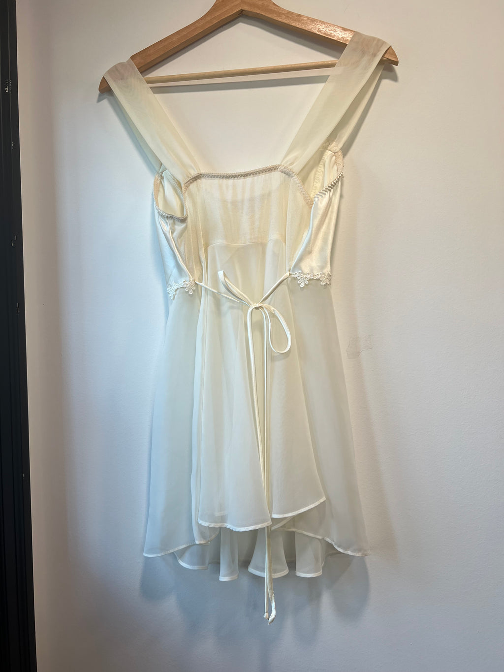 White babydoll top