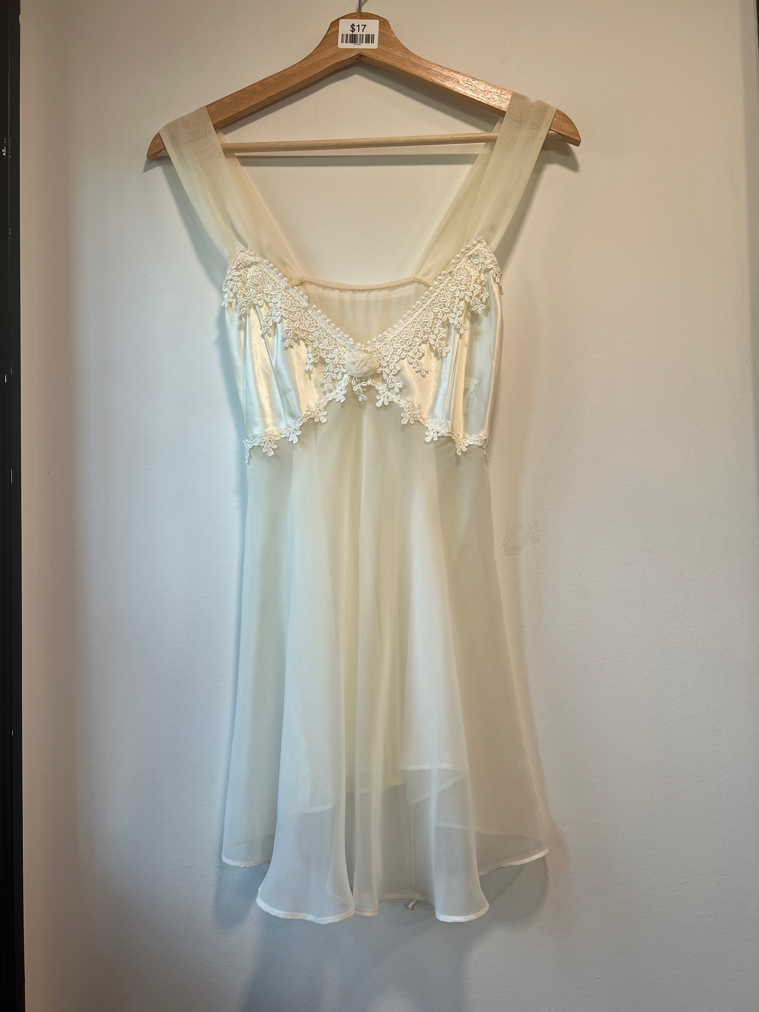 White babydoll top