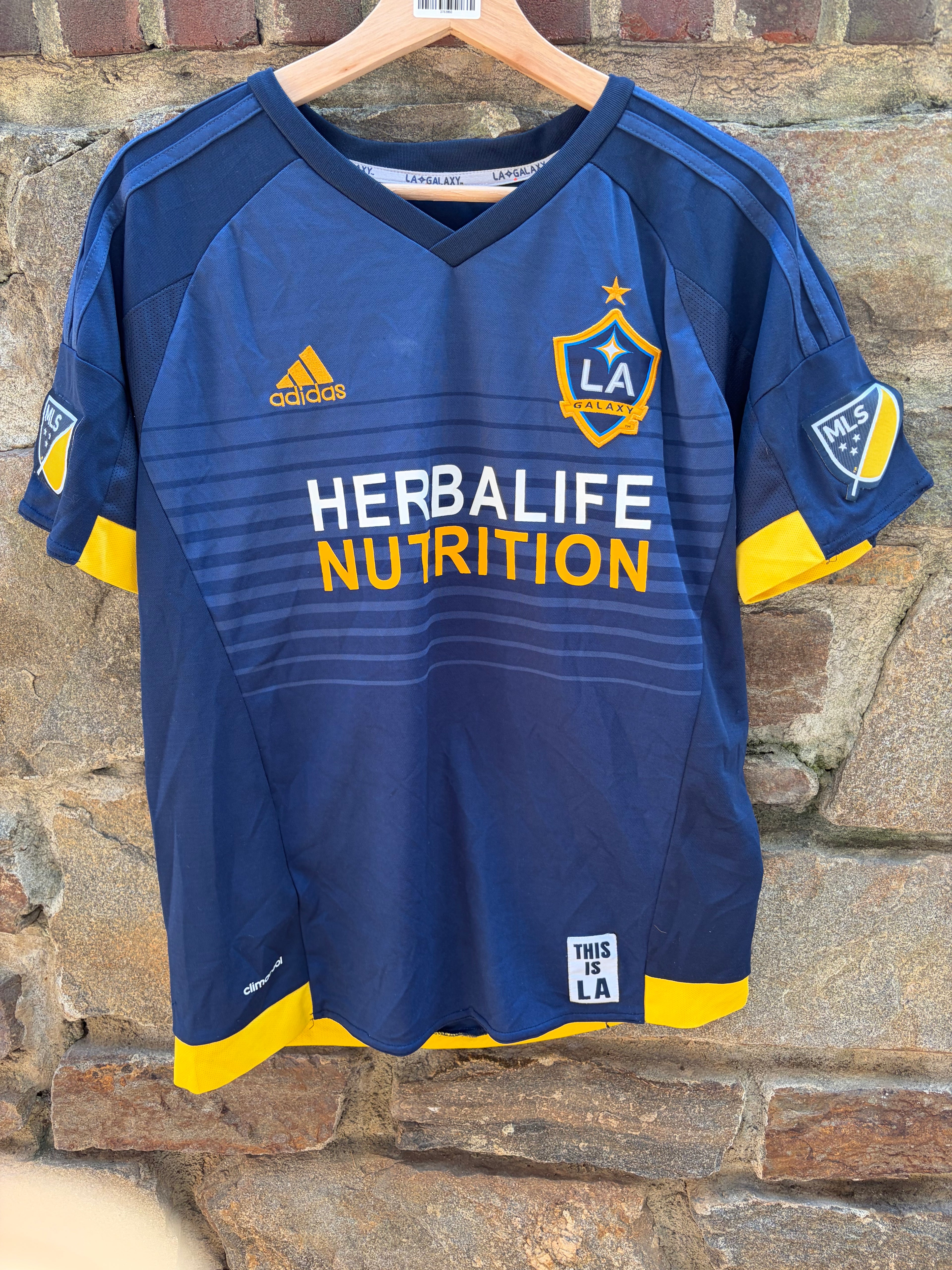 LA Galaxy Soccer Jersey (Size Medium)