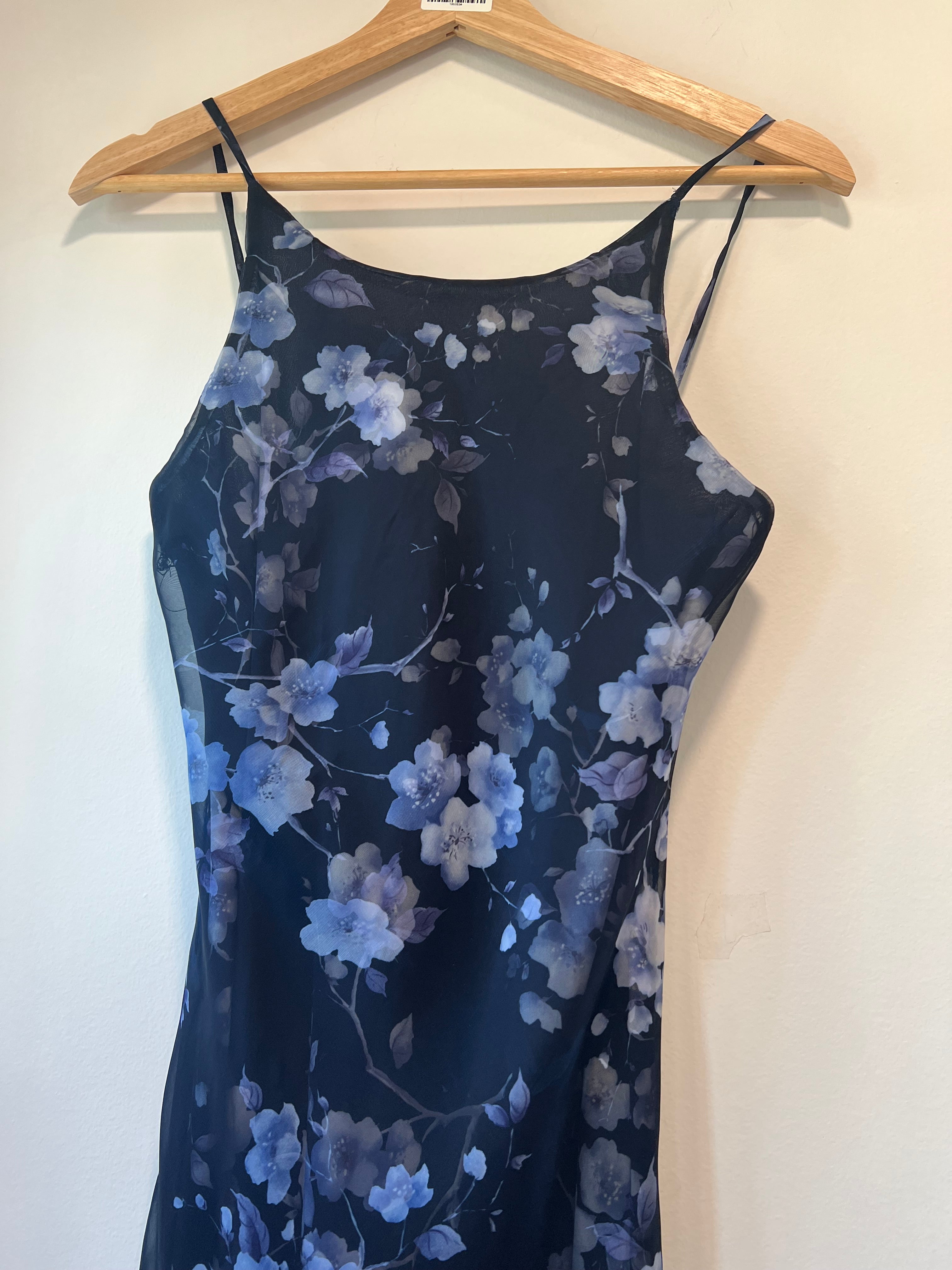 black floral dress