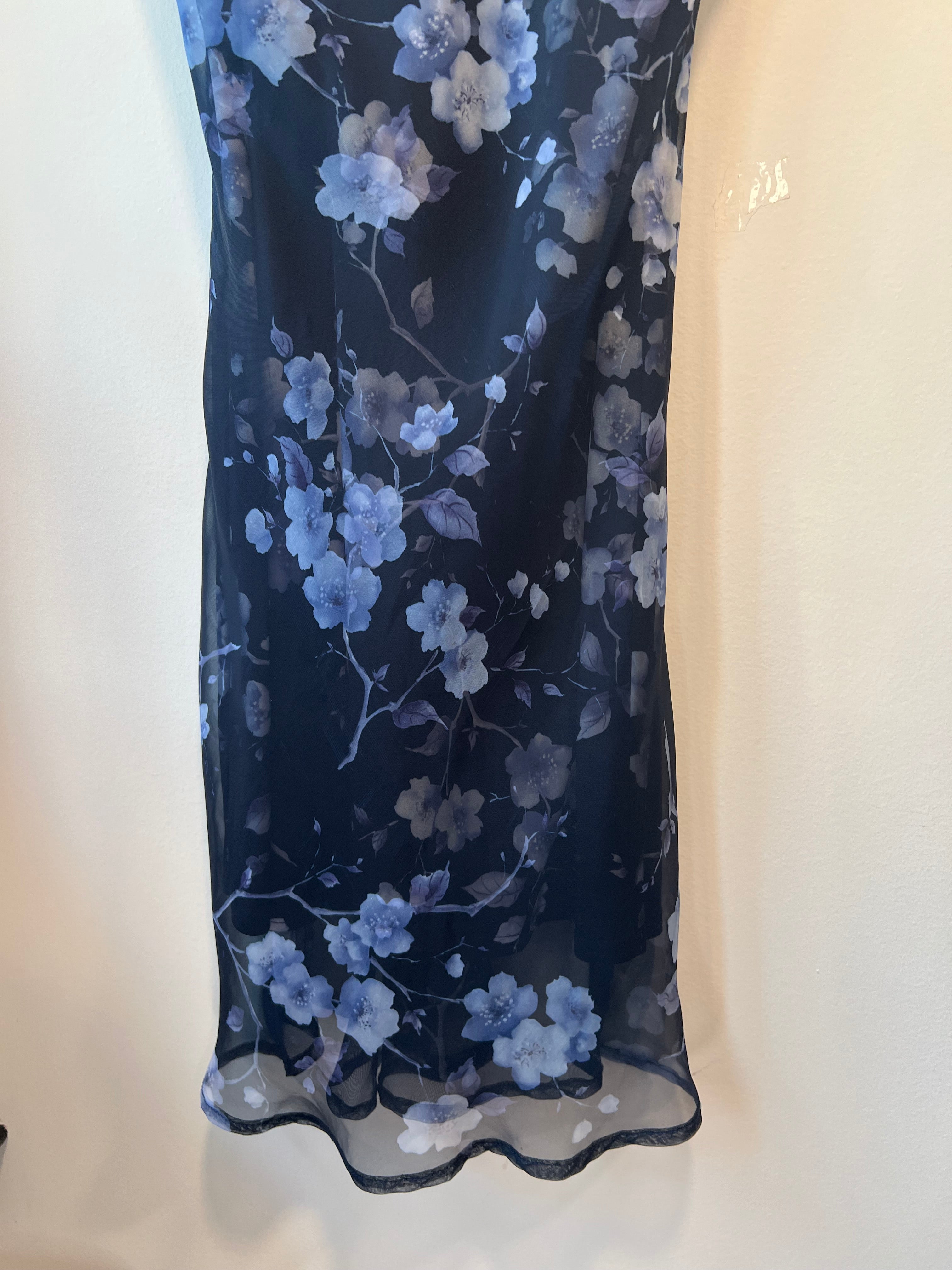 black floral dress