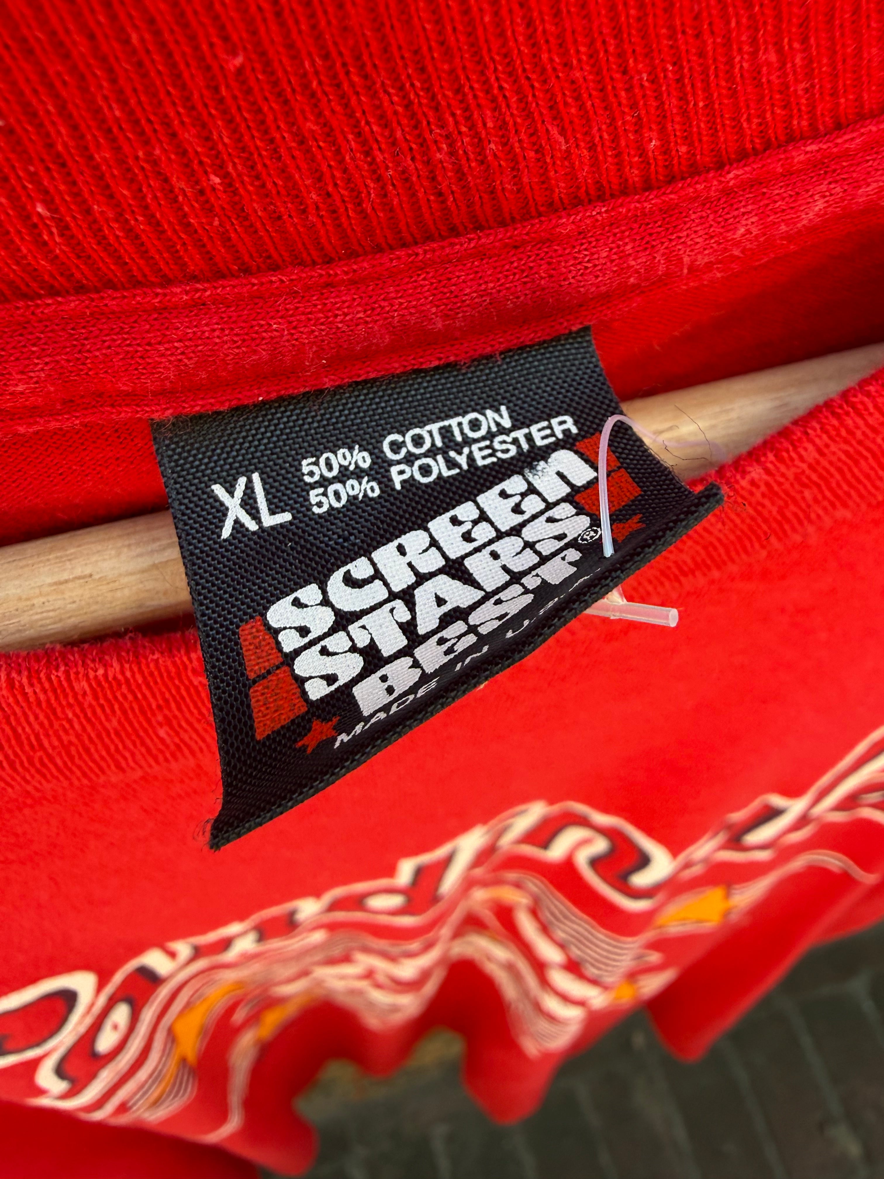 90s ST. Louis Cardinals Red Tee (Size XL)