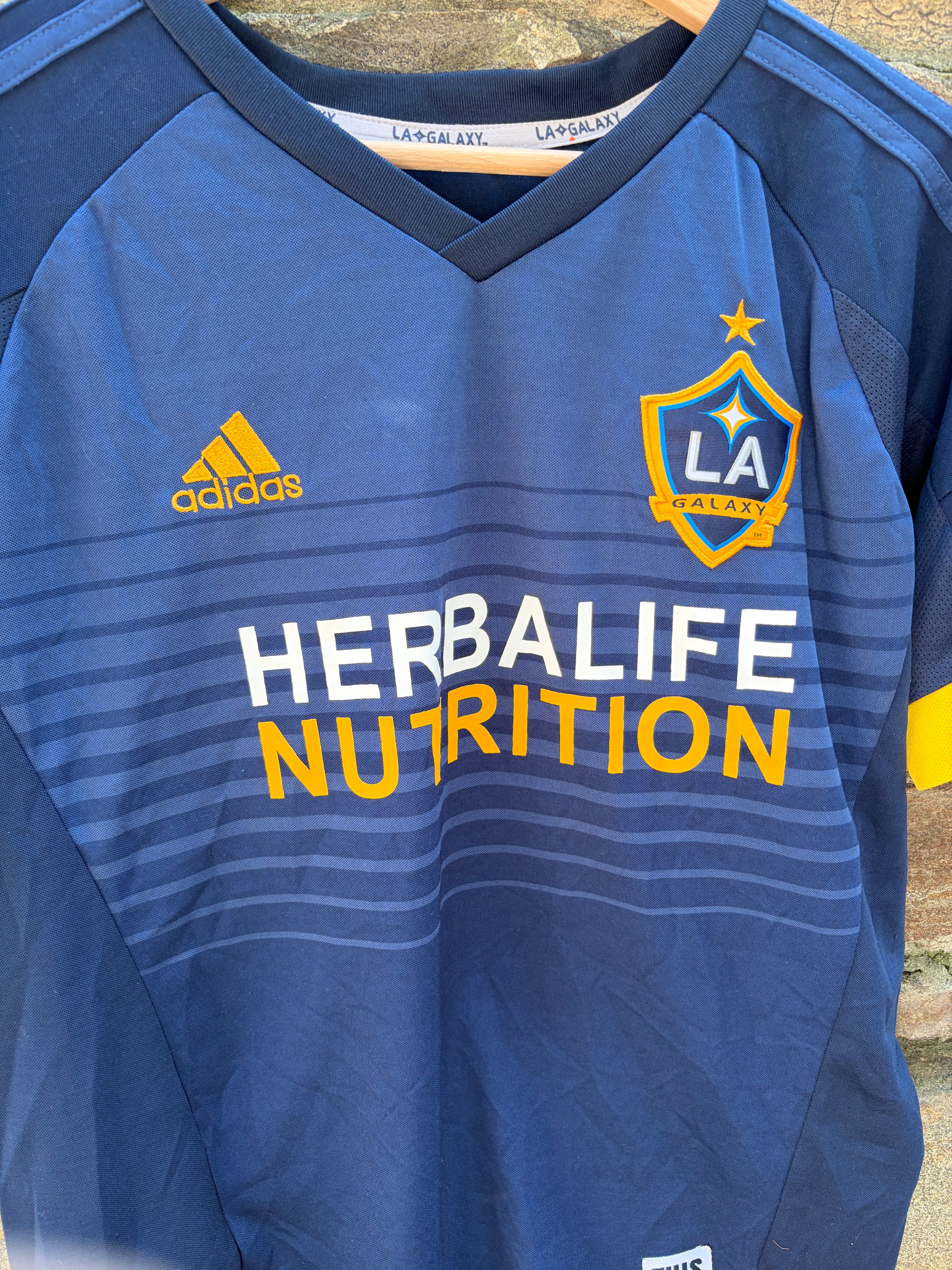 LA Galaxy Soccer Jersey (Size Medium)