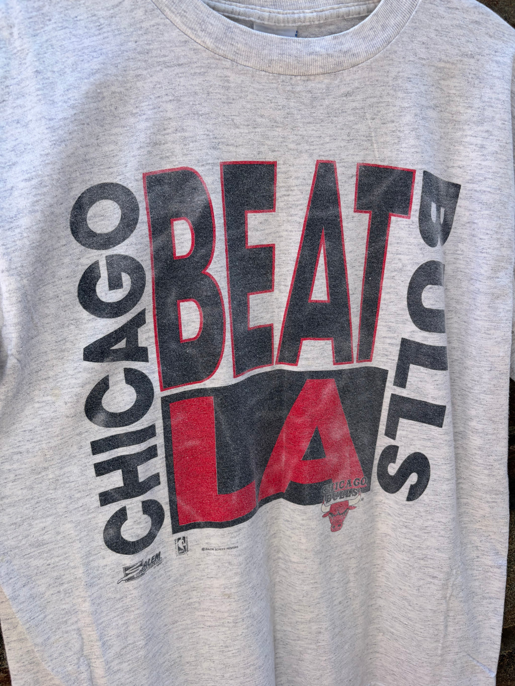 90s Chicago Bulls “Beat LA” Tee (Size Large)