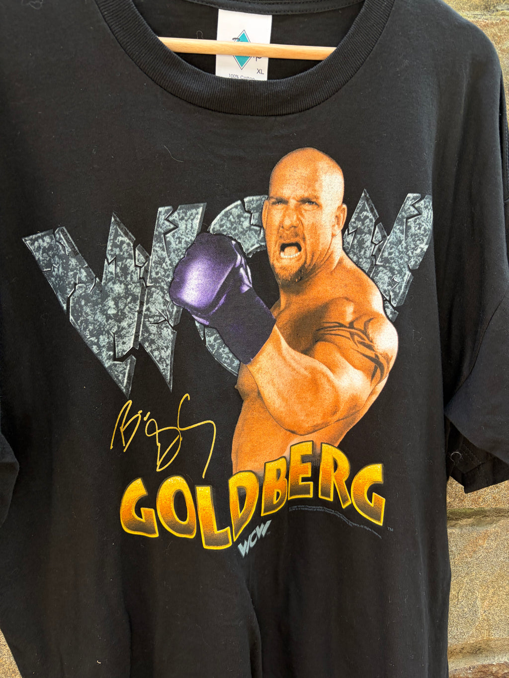 1998 WCW Goldberg Graphic Tee ( Size XL)