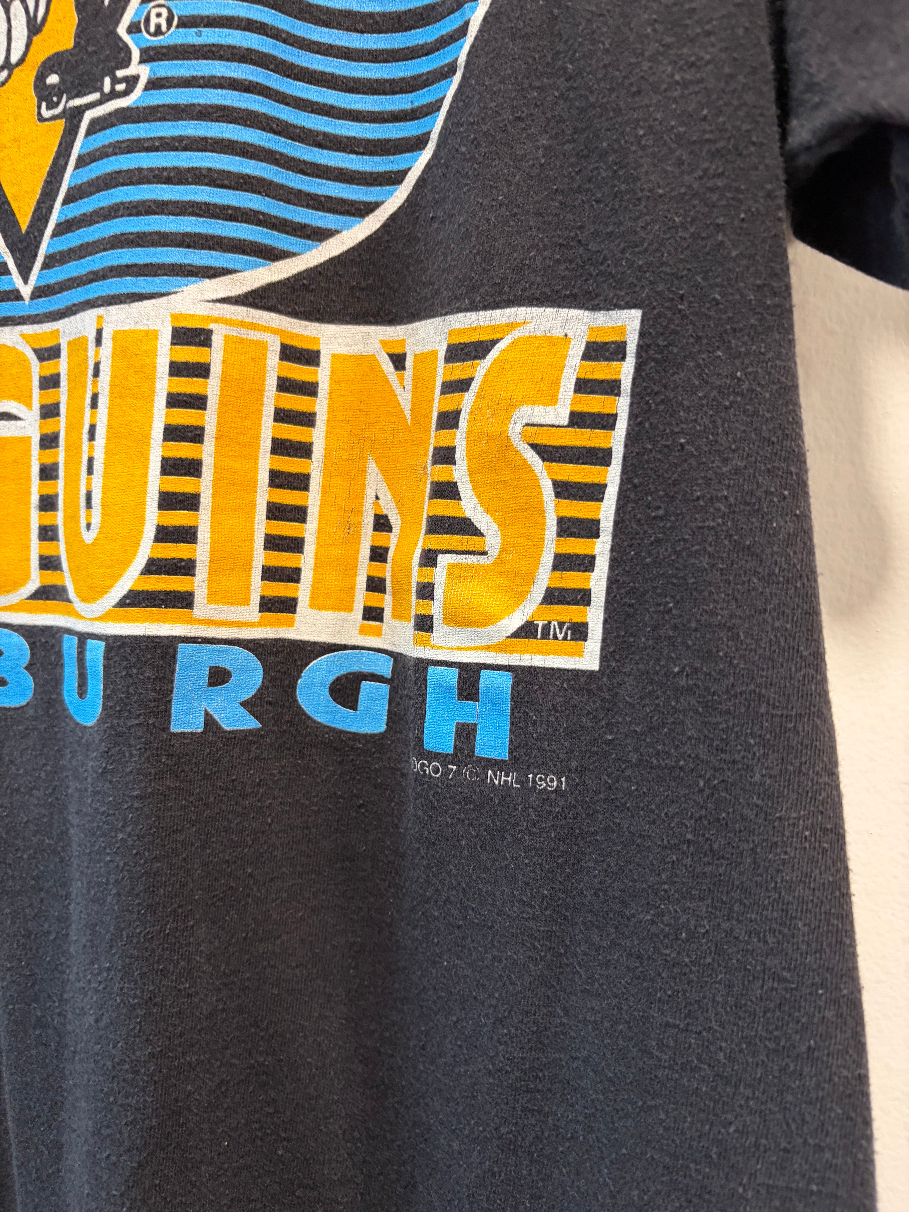 90s Pittsburgh Penguins Tee (Size Large)