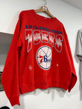 90s Philadelphia 76ers Crewneck Sweater (Size Large)