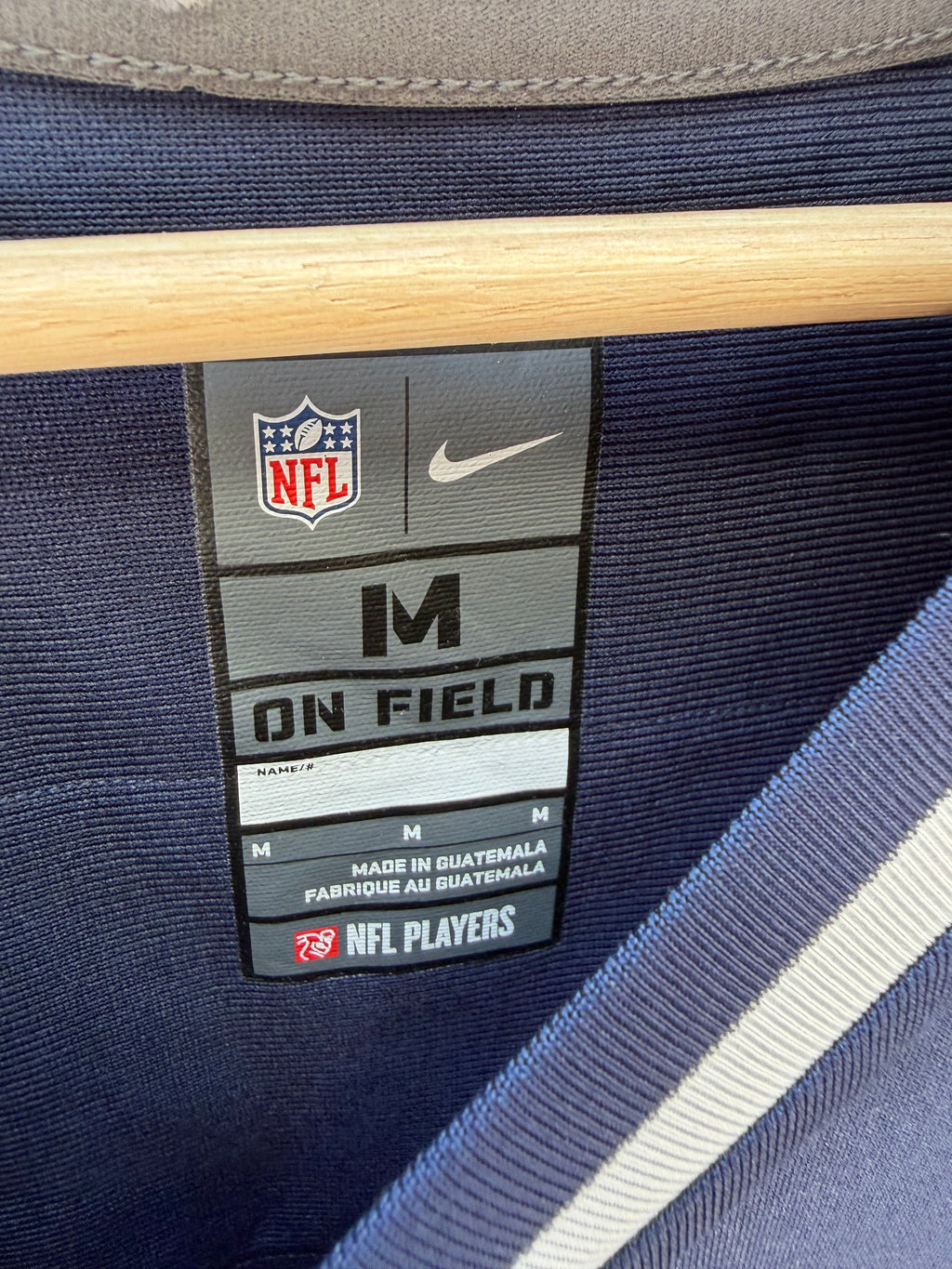 New England Patriots Collin’s Jersey (Size Medium)