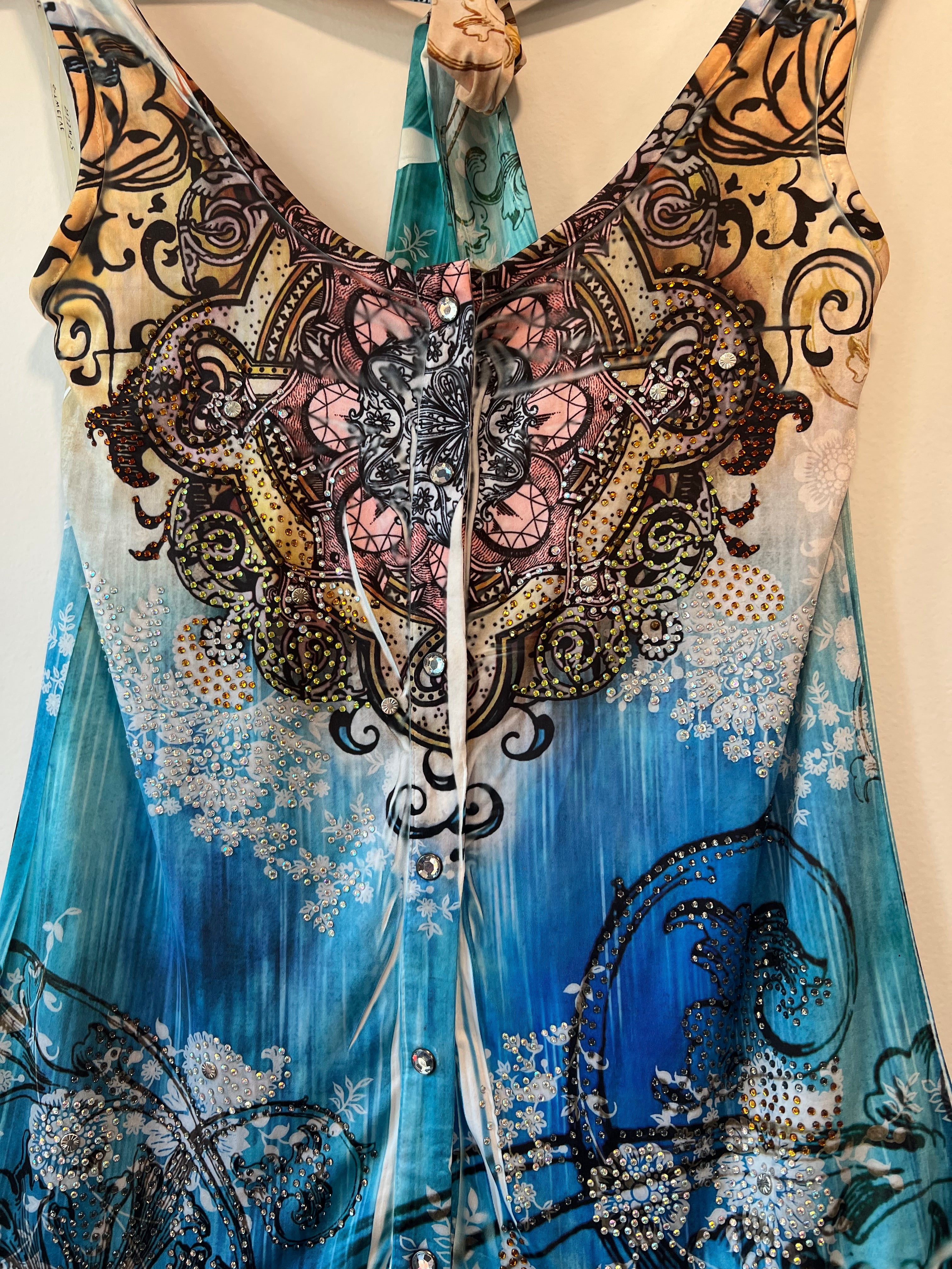 S12 halter mini dress