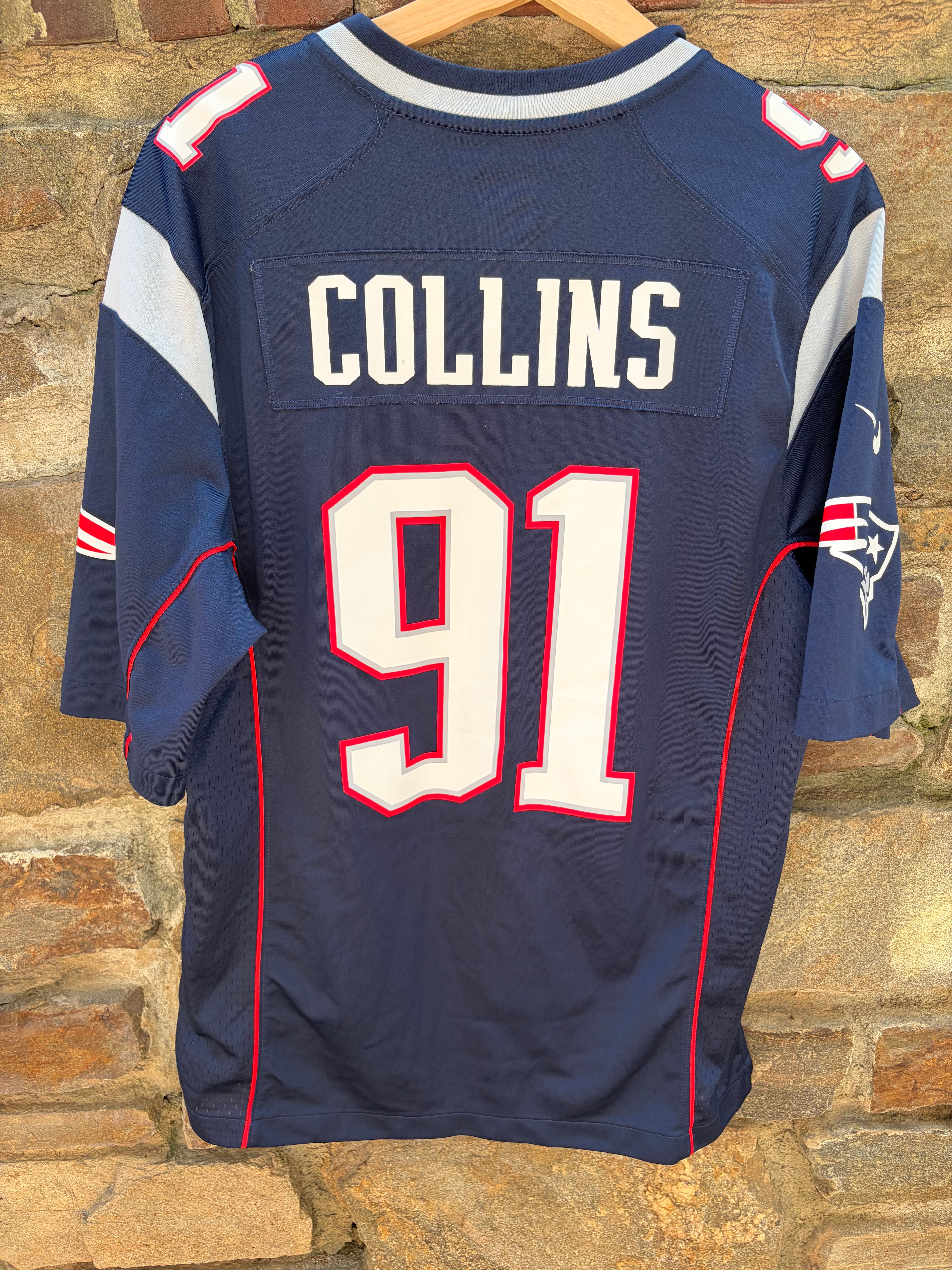 New England Patriots Collin’s Jersey (Size Medium)