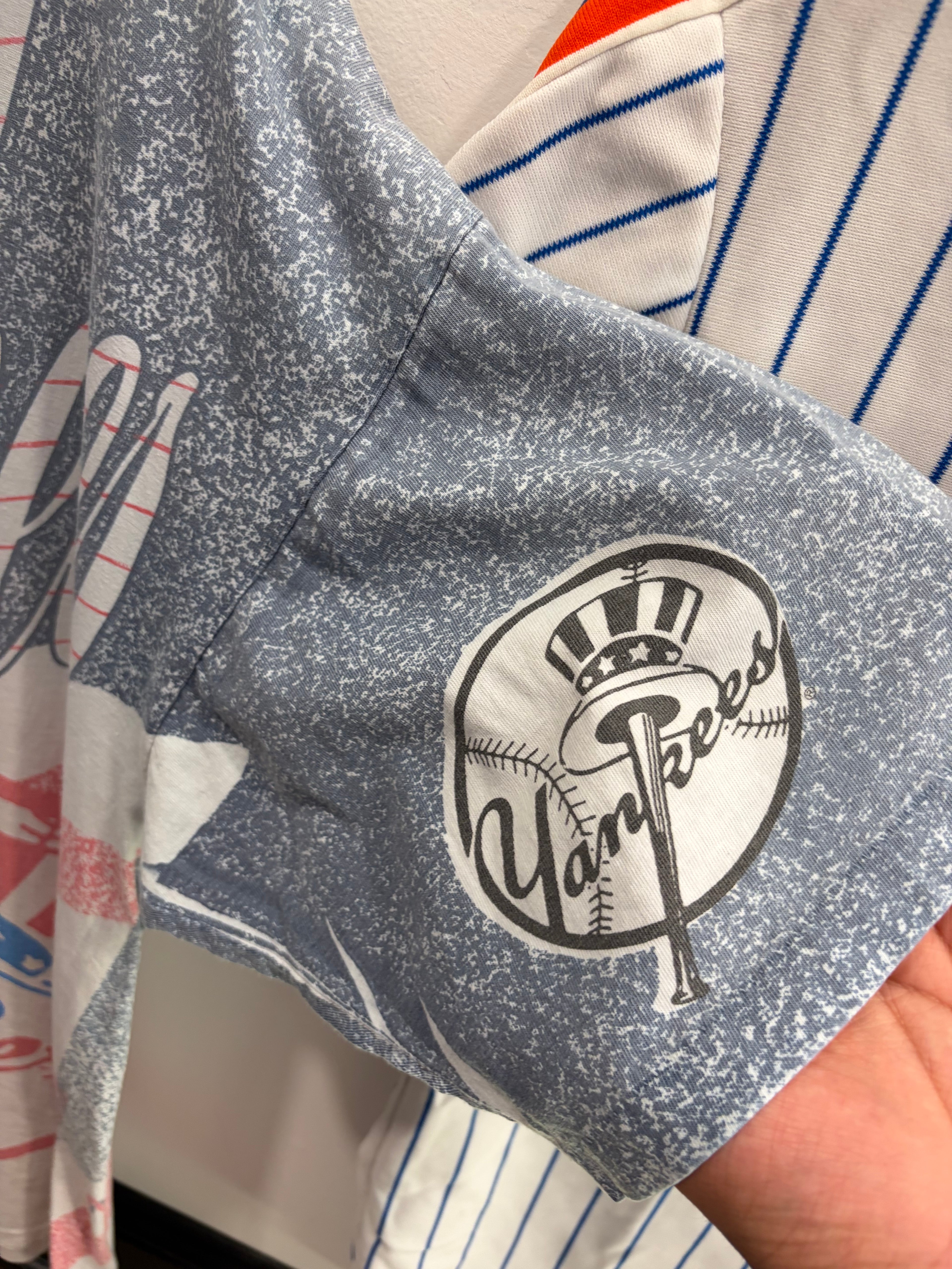 1991 New York Yankees AOP Tee Fits like a 2XL