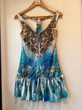 S12 halter mini dress