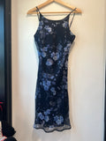 black floral dress